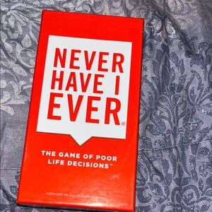 Never Have I Ever Party Game - Red